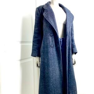 Vintage Balimel wool long coat jacket
